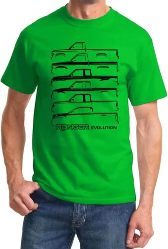Miniatura 16 de Ford Ranger Pickup Truck Evolution Classic Outline Design Camiseta