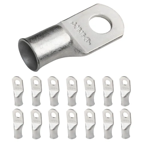 Miniatura 111 de SELTERM 5 piezas terminales de cable de cobre estañado 1/0 AWG perno de 1/2", extremos de cable de batería, terminales de anillo, conectores
