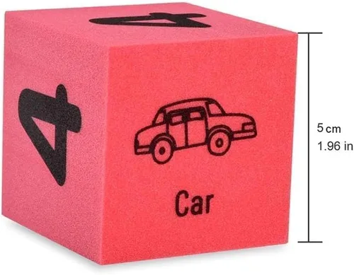 Miniatura 9 de BOHS Bloques de aprendizaje de espuma, números, alfabeto, formas, palabras a la vista, juguetes apilables silenciosos, seguros y suaves para niños