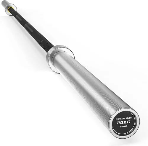 Miniatura 15 de PAPABABE 7FT Olympic Barbell 45 lb Barbell 2 INCH 1000lbs/1500lbs Capacity Olympic Bar with Moderate Knurling For Squats Curls Deadlifts