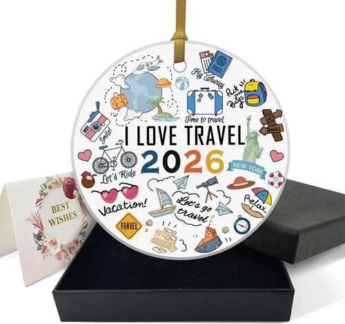 Miniatura 7 de REWIDPARTY Adorno colgante para la primera Navidad del bebé, animal del bosque, para familia, amigos, Navidad, hogar, oficina, árbol, adorno