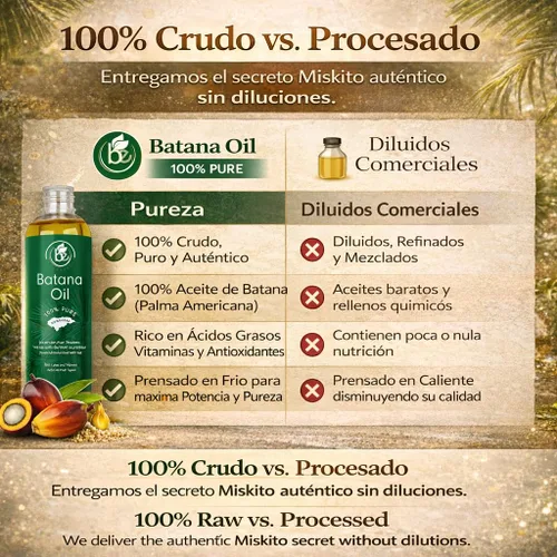 Miniatura 4 de Aceite de batana (paquete de 2) – Aceite crudo 100% puro y natural – 4 onzas líquidas por botella, apoya la fuerza del cabello, grosor y salud