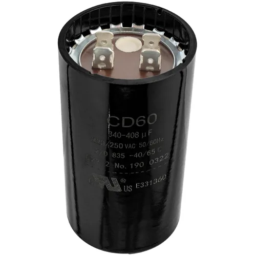 Miniatura 31 de 108-130 uf 108/130 MFD 110-125 VCA Voltios CD60 Condensador de arranque de motor redondo 50/60 Hz AC Eléctrico - Compatible con condensadores