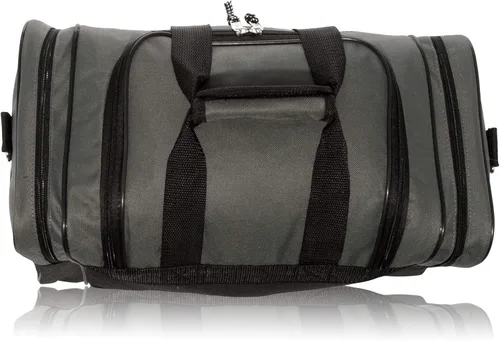 Miniatura 27 de Bolsa de lona, de DALIX, para el gimnasio, para viajar, 17 pulgadas