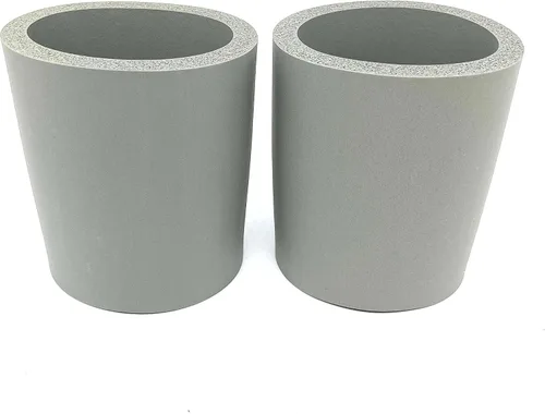 Miniatura 12 de Pen Kit Mall - Enfriador de latas de espuma gruesa en blanco de la vieja escuela no plegable (gris, 6)