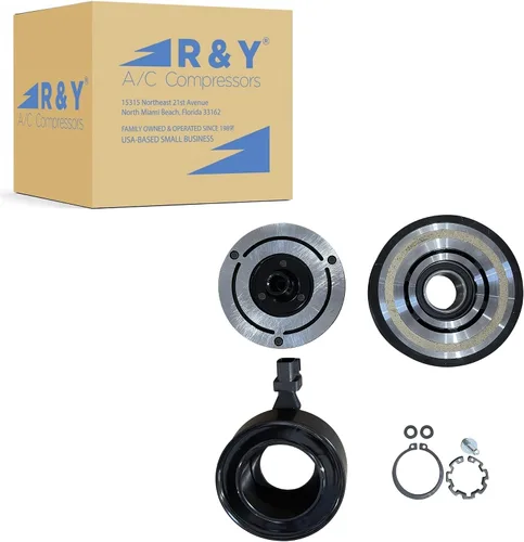 RYC nuevo A/C compresor embrague IH302-CL (se adapta a Dodge Durango 3.6L con A/C trasero 2011, 2012, 2013, 2014, 2015)
