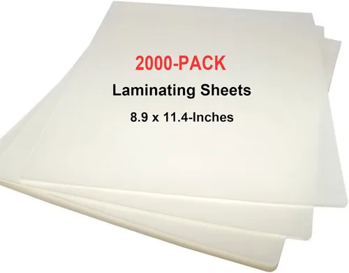 Miniatura 9 de MPRT Hojas de laminación, bolsas de laminación térmica transparentes de 3 mil, 8.9 x 11.4 pulgadas, hojas laminadas de papel para laminador, paquete