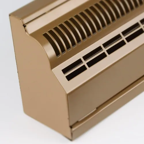 Miniatura 6 de Se adapta a un espacio de zócalo de 48 pulgadas Rejilla de registro de aire para zócalo Parrilla de cubierta de ventilación de longitud externa