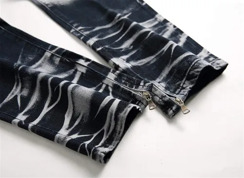 Miniatura 7 de Pantalones para hombres entalle ajustado rasgados