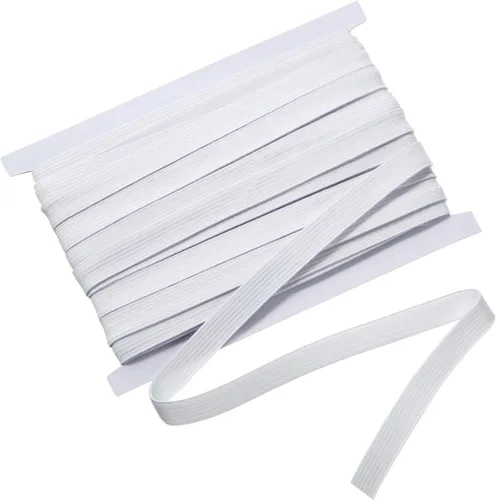 Miniatura 8 de Shappy Banda elástica para coser de punto de 1/2 pulgada x 11 yardas (beige)