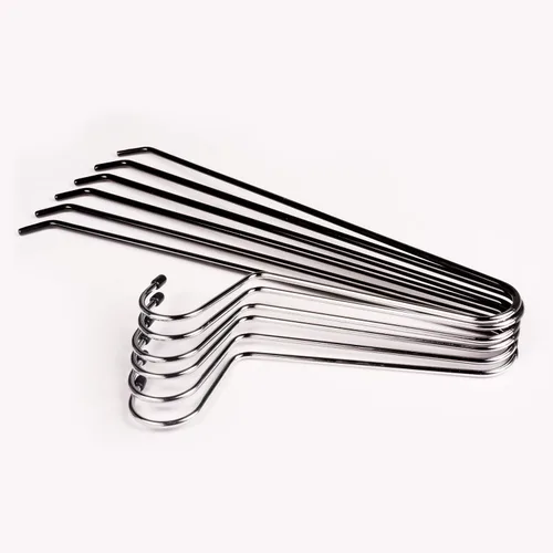 Miniatura 5 de VASLIM Paquete de 8 perchas grandes para mantas, resistentes con revestimiento de vinilo negro, antideslizante, ideal para edredones, manteles