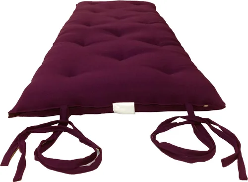 Miniatura 3 de D&D Futon Furniture Colchón tradicional japonés de futón rodante, bateo de algodón, espuma y poliéster, cama plegable