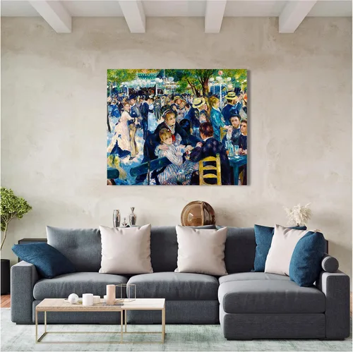 Miniatura 791 de A&T ARTWORK Campo de trigo con cipreses de Van Gogh Las reproducciones de arte clásico mundial, impresiones en lienzo giclée para decoración