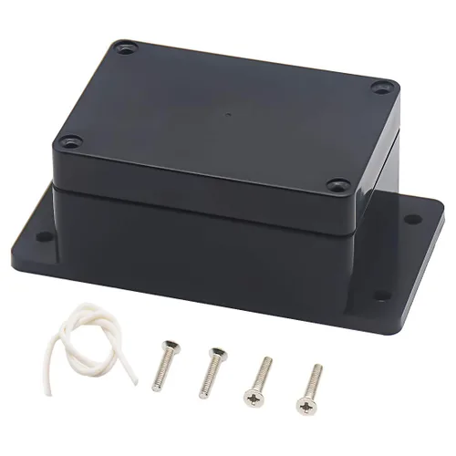 Miniatura 13 de Zulkit Caja de conexiones de plástico ABS a prueba de polvo, impermeable, IP65, cajas eléctricas universales, carcasa para proyectos con oreja fija