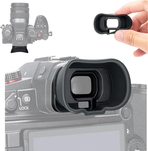 Miniatura 14 de Visor de cámara de silicona blanda Eyepiece para Olympus OM-D E-M1 Mark III & E-M1 Mark II y E-M1 cámara sin espejo, sustituye a Olympus EP-13 EP-12