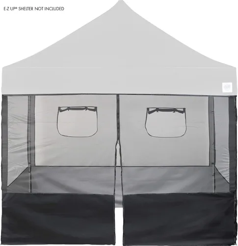 Miniatura 2 de E-Z UP Kit de pared lateral para cabina de comida, juego de 4, se adapta a toldo de pierna recta de 10 x 10 pies (toldo/refugio no incluido)