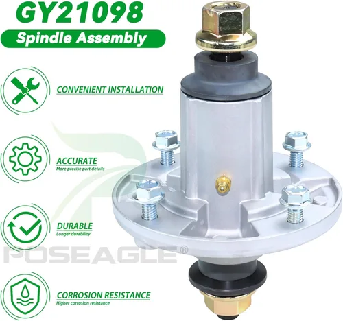 Miniatura 7 de GY21098 El conjunto de husillo reemplaza a John Deere AUC15811 GY20454 GY20962 para John Deere D100 D105 D110 D125 D130 D140 D160 E100 E120 E130