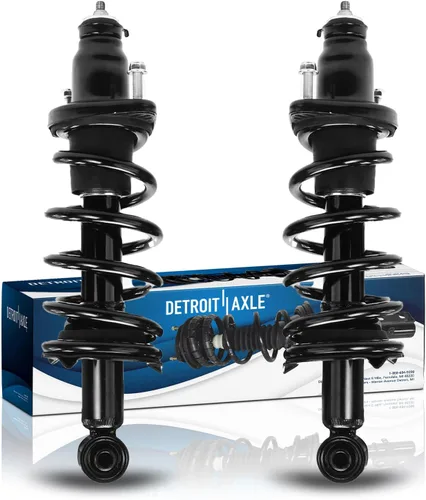 Miniatura 16 de Detroit Axle - 4WD 2 puntales delanteros para Nissan TITAN Pathfinder Armada INFINITI QX56 puntales completos con muelles helicoidales de reemplazo