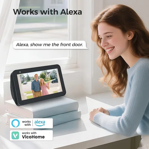 Miniatura 5 de DB4 2K Timbre de Video con Batería, Cámara de Timbre Inalámbrica Inteligente con Timbre, Vista en Vivo con Comunicación Bidireccional, Detección AI
