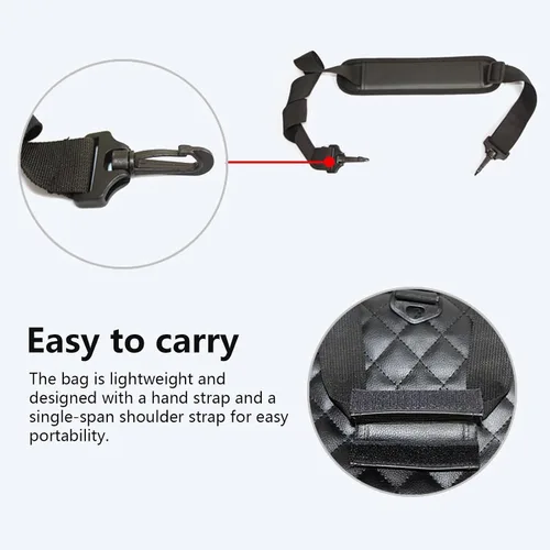 Miniatura 9 de Bolsa ecuestre profesional duradera de piel sintética impermeable para botas de equitación con compartimento para casco y sombrero