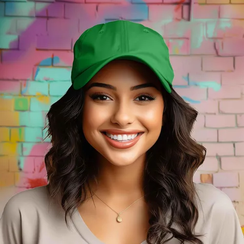 Miniatura 117 de DALIX Gorra de béisbol para papá, lisa, para hombre, mujer, algodón, ajustable, en blanco, sin estructurar, suave