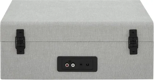 Miniatura 7 de Crosley CR8017B-GY Voyager - Tocadiscos portátil vintage de vinilo con Bluetooth de entrada/salida y altavoces integrados, gris