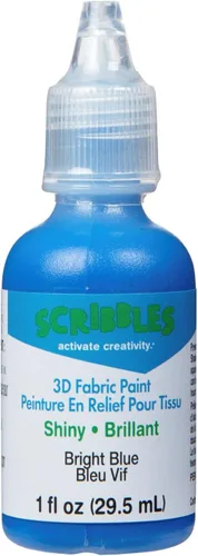 Miniatura 26 de Scribbles 13903 - Pintura de tela 3D brillante, color blanco