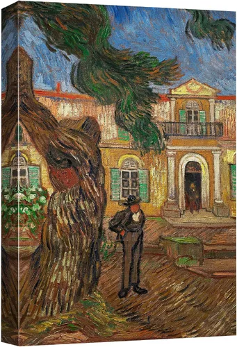 Miniatura 37 de Lienzo decorativo para pared, diseño de Van Gogh 32. Lirios y rosas
