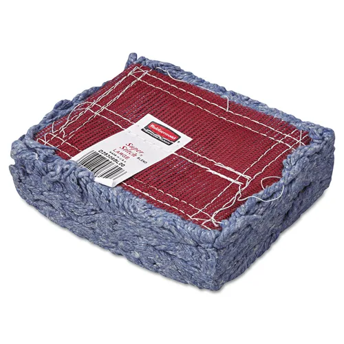 Miniatura 3 de Rubbermaid Commercial Products - Trapeador de mezcla Super Stich, diadema azul de 5 pulgadas, grande, fregona industrial resistente para limpieza