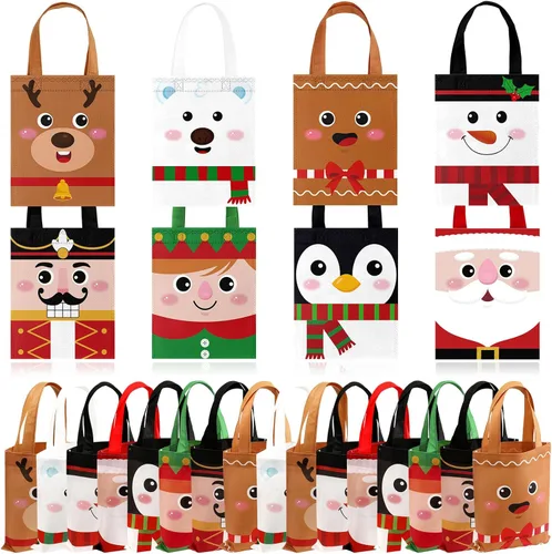 Miniatura 8 de Photect 32 bolsas de regalo para fiesta nocturna de cine, salas de cine no tejidas para golosinas, bolsas de regalo para espectáculos de cine, baby