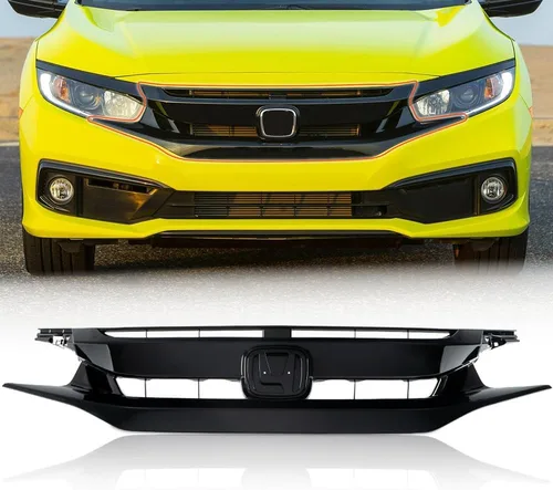 PIT66 Rejilla superior delantera para parachoques compatible con Elantra Sedan 2011 2012 2013