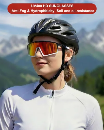 Miniatura 4 de Xiyalai Gafas de sol para ciclismo para hombres y mujeres, lentes de sol deportivos con protección UV para correr, lentes de sol para béisbol