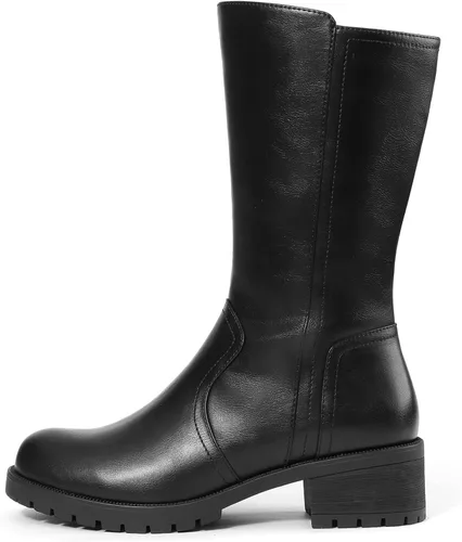 Miniatura 2 de DREAM PAIRS Botas de invierno para mujer de media pantorrilla