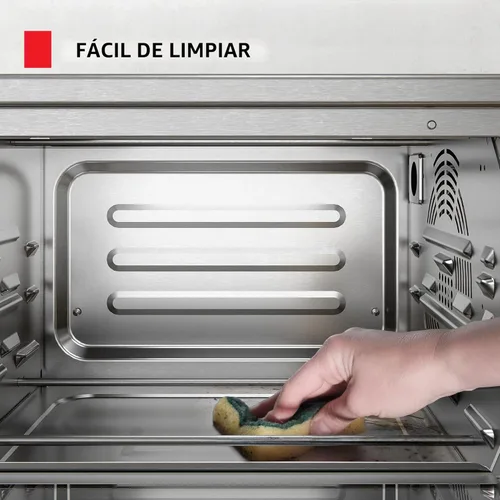 Miniatura 7 de TOSHIBA ChefFry - Combo de horno tostador y freidora de aire, gran capacidad de 26.4 cuartos de galón, horno tostador de encimera 12 en 1, acero