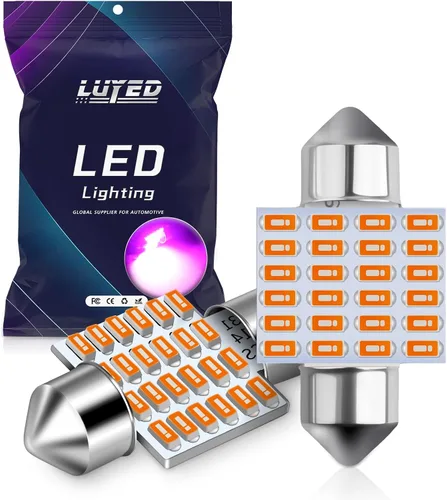 Miniatura 10 de DE3175 bombillas LED azules Canbus libres de errores de 1.25 pulgadas DE3021 DE3022 3175 bombillas LED para luces interiores de mapa, domo y placa