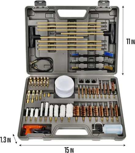 Miniatura 8 de GLORYFIRE Elite Kit de Limpieza de Armas, Kit de Limpieza Universal para Pistola, Escopeta y Pistola con Todos los Cepillos de Latón de Alta Gama