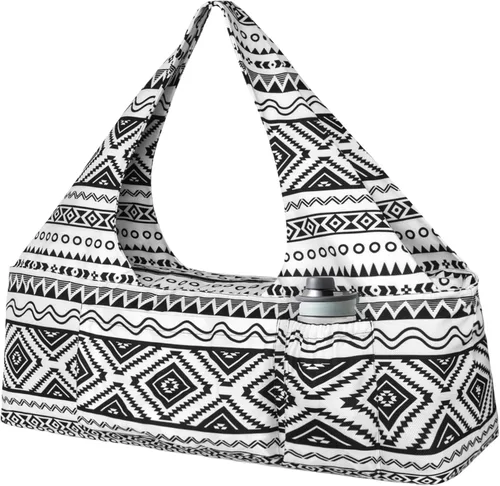 Miniatura 17 de Bolsa para esterilla de yoga – Bolsa de yoga grande con correa para esterilla de yoga, cremallera y bolsillos, bolsas de yoga y transportadores que