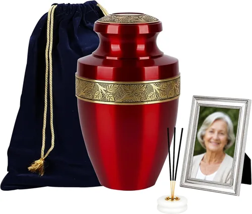 Miniatura 22 de Urnas para cenizas humanas adultas, mujeres y hombres de más de 200 pulgadas cúbicas, urna decorativa de entierro, urnas de cremación funeraria