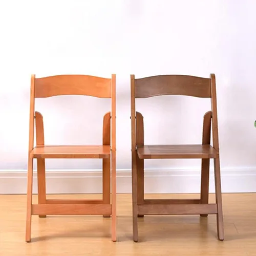 Miniatura 4 de Folding Chairs Silla de comedor plegable para muebles, silla de entrenamiento de oficina de madera maciza, silla de escritorio, silla de estudio