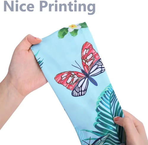 Miniatura 3 de DECOHS Mangas de jardinería de mariposas con agujero para el pulgar, mangas para brazo de jardinería de granjeros de flores, cubierta de brazo