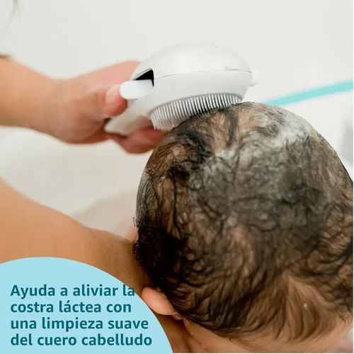 Miniatura 7 de El Primer Año Juego de Bañera para Bebé con Ducha de Lluvia - Incluye Arnés Infantil, Cabezal de Ducha con Spray Tranquilizante, Tanque de Agua