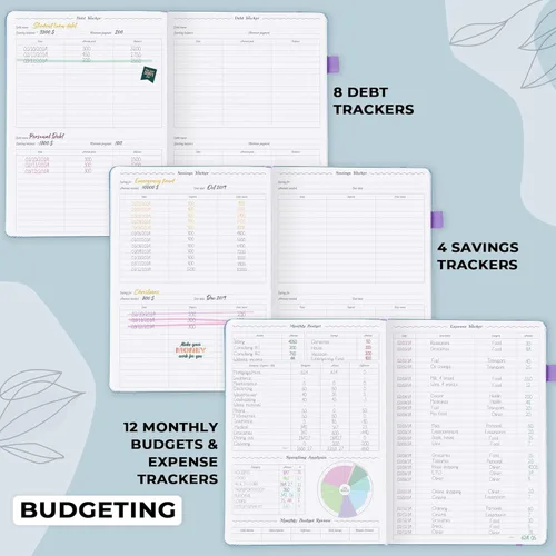 Miniatura 5 de GoGirl Planner PRO Schedule - Agenda sin fecha con ranuras horarias, organizador mensual, semanal y diario, libro de citas para gestión del tiempo