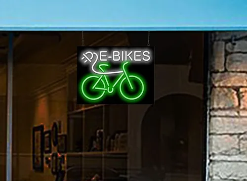Miniatura 2 de Cartel de neón de E-Bikes