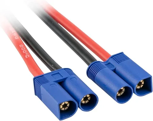 Miniatura 2 de 2 unids EC5 conector macho a 0.157 in Bullet Banana Plugs 12AWG Cable adaptador de plomo para cargador de batería RC