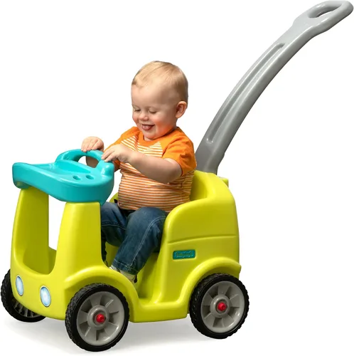 Miniatura 9 de Simplay3 Roll and Stroll - Auto de empuje silencioso para niños pequeños, con cinturón de seguridad, para niños de 1.5 a 4 años, azul