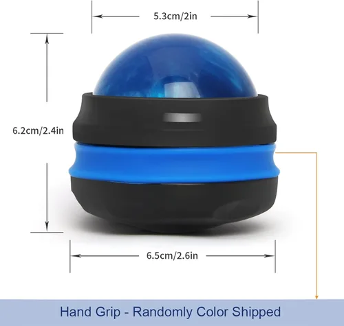 Miniatura 2 de Coolrunner Bola de masaje, masajeador manual de rodillo, terapia de auto masaje manual y herramientas de relajación de cuerpo completo para dolores