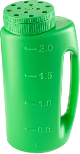 Miniatura 6 de Superio Esparcidor de semillas para césped, agitador manual de 2L, dispensador para semillas, derretimiento de nieve y hielo, sal, repelentes