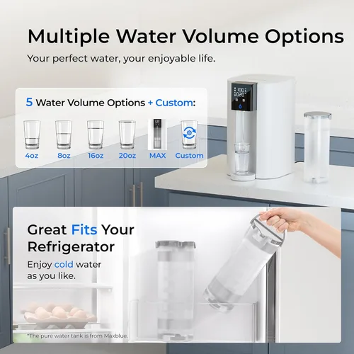 Miniatura 5 de Mineral alcalino: sistema de ósmosis inversa Waterdrop CoreRO, certificado NSF/ANSI 58 y 372, filtro de agua de ósmosis inversa de 7 etapas