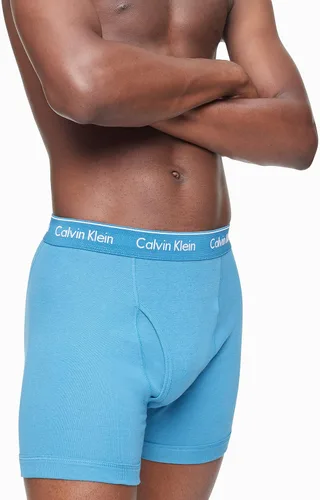 Miniatura 4 de Calvin Klein - Calzoncillos tipo bóxer de algodón para hombre, paquete múltiple