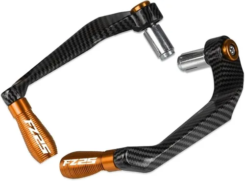 Miniatura 4 de Accesorios de motocicleta para FZ16 FZ25 2008-2018 Agarres de manillar de freno final Palanca de embrague Protección (color : naranja)